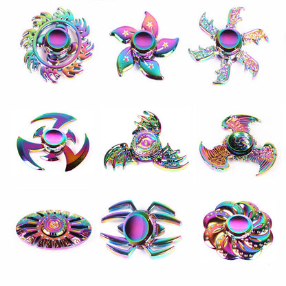 Alloy Fidget Spinner with Colorful Electroplated Finish, photo 4