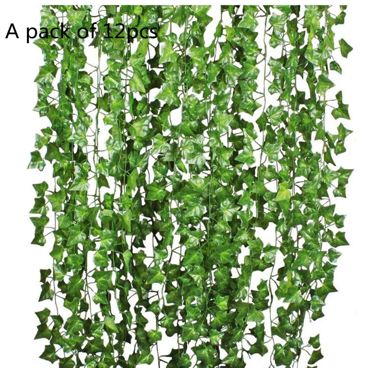 Artificial Ivy Garland 12 Pack, Fake Hanging Vines with 72 Leaves Each for Room Decor
