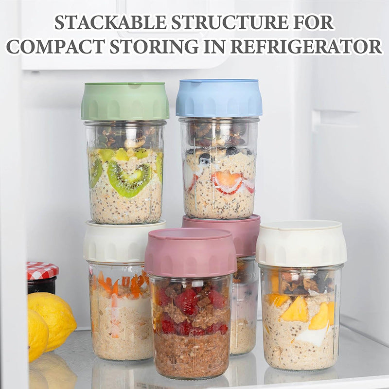 Overnight Oats Jar with Spoon, photo 2