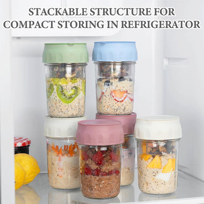 Overnight Oats Jar with Spoon, photo 2