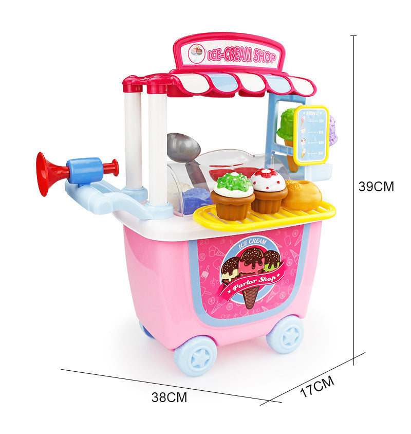 Kids Pretend Play Food Truck Cart, photo 4