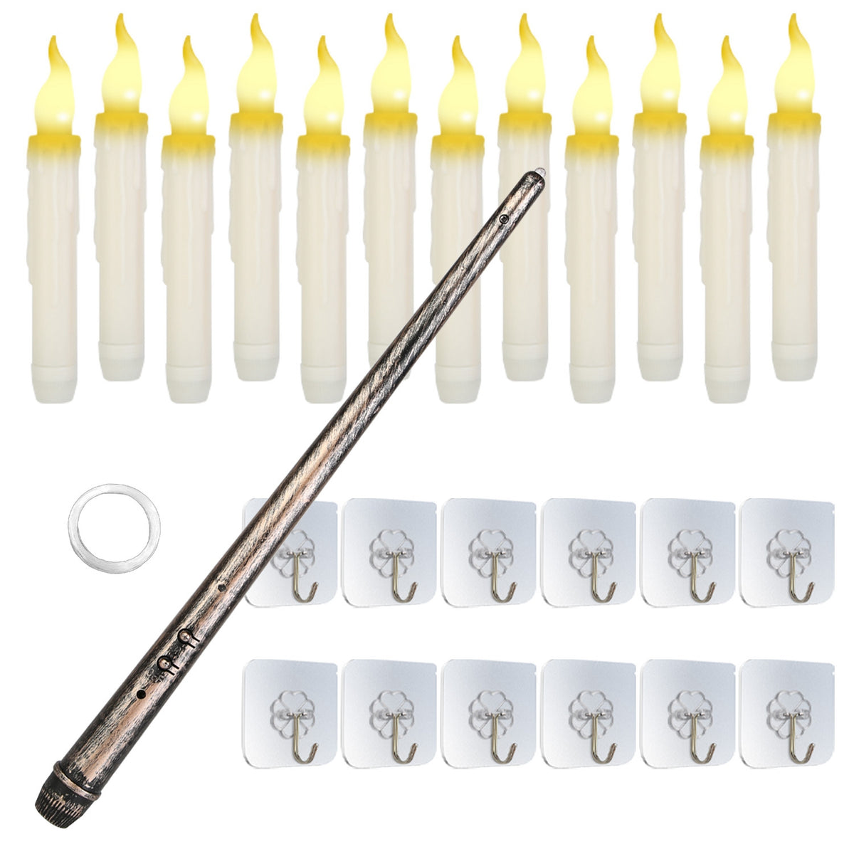12 Flameless Floating Candles with Wand Remote, photo 10
