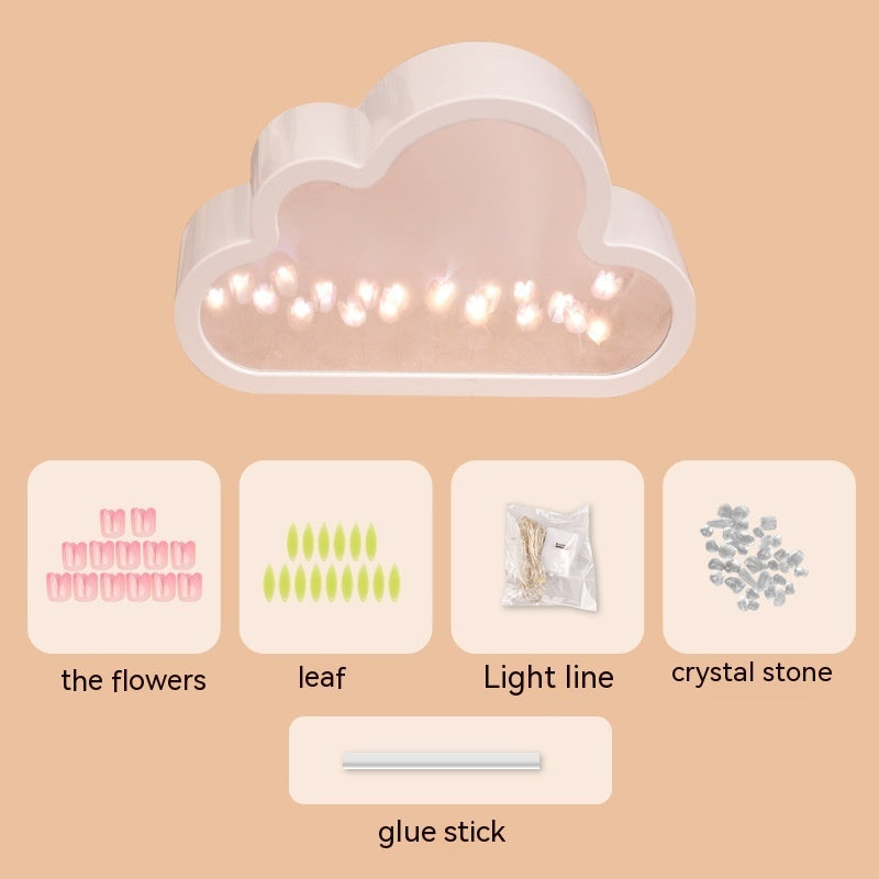 DIY Tulip Cloud Mirror Night Light Kit, photo 3