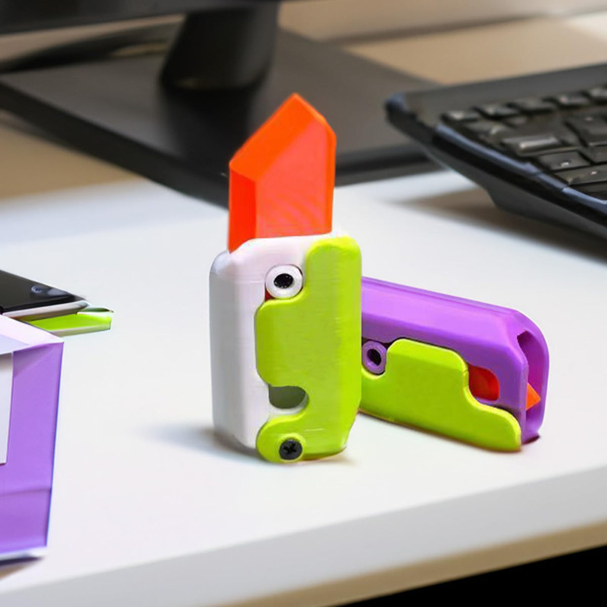 Carrot Gravity Fidget Toy, photo 10