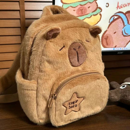 Capybara Plush Backpack and Crossbody Bag, photo 7