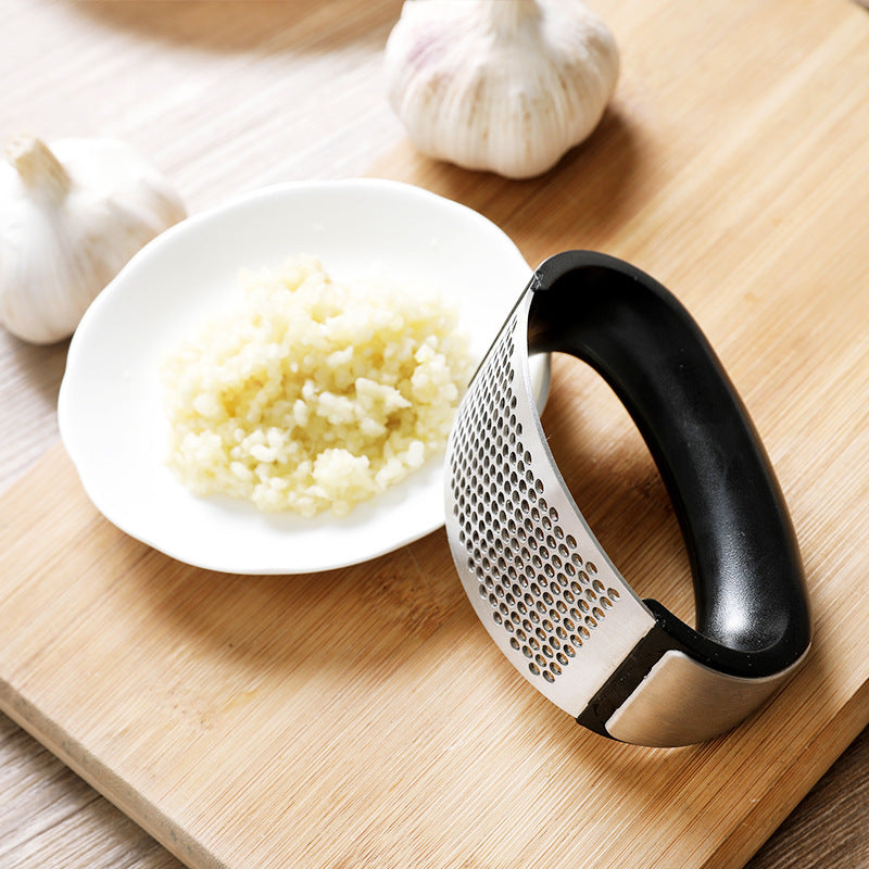 Stainless Steel Rocker Garlic Press with Non-Slip Handle, photo 7