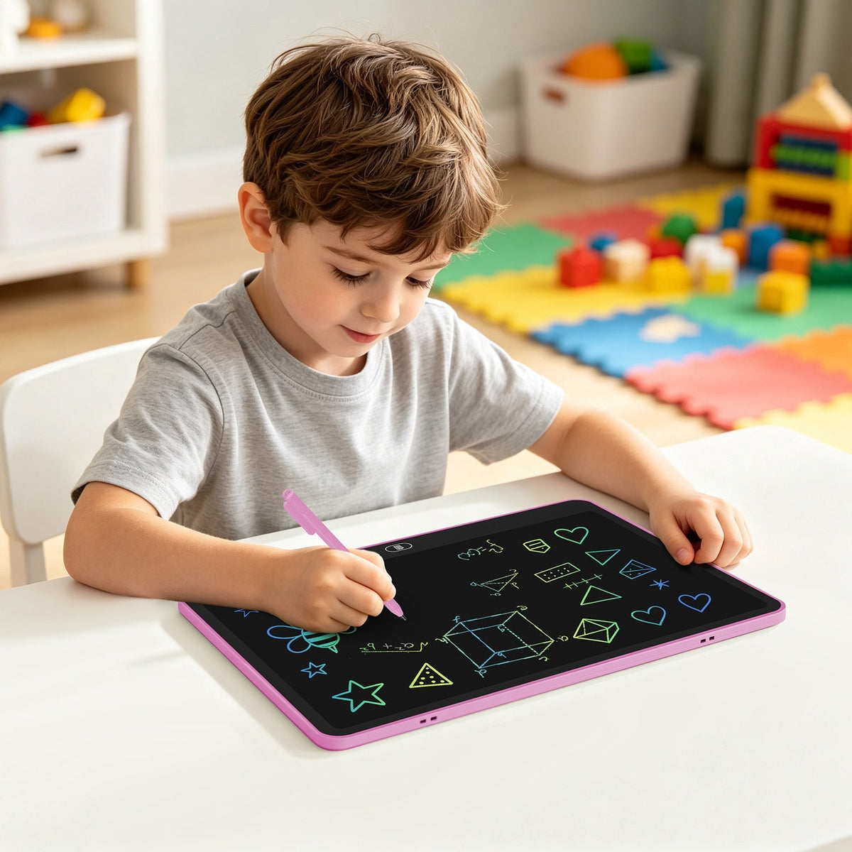 [TEST AM Jarvis extension] LCD Writing Tablet for Kids with Stylus & Lock Function