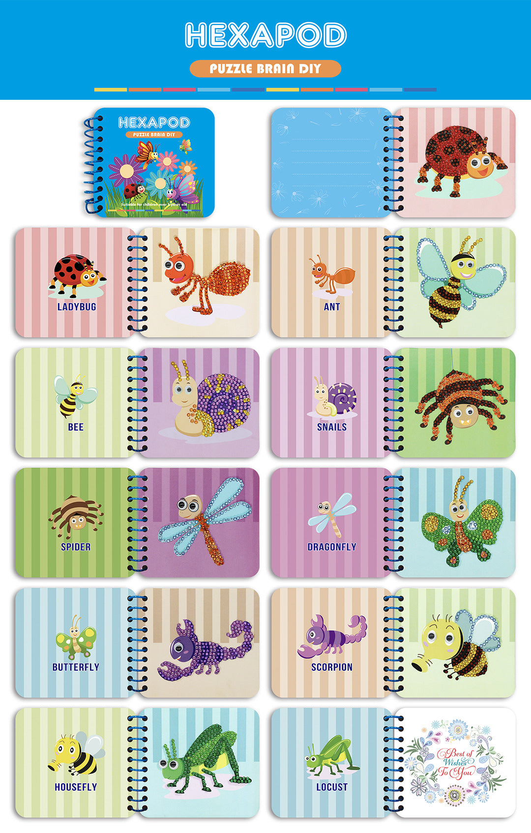 Diamond Sticker Art Book for Kids, photo 3