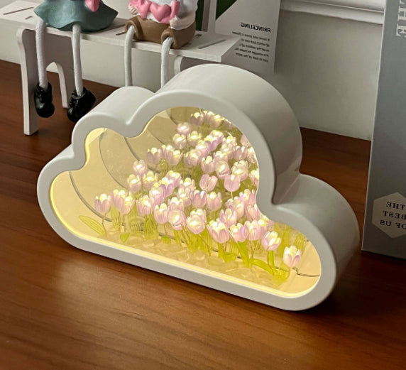 DIY Tulip Cloud Mirror Night Light Kit, photo 2