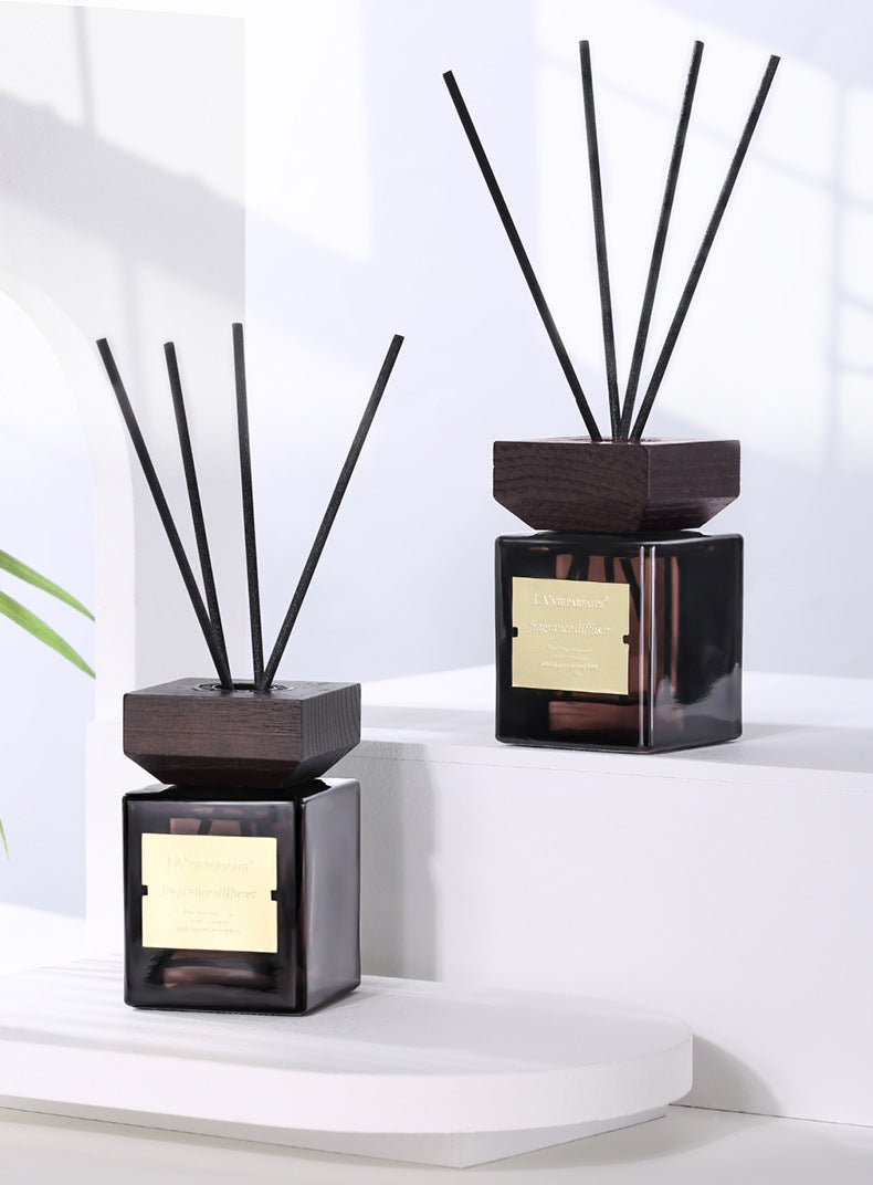 Hotel Style Reed Diffuser with Rattan Sticks and Wooden Lid, photo 6