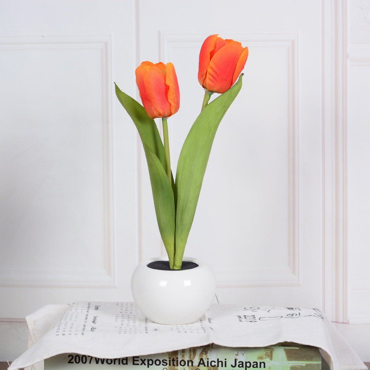 LED Tulip Night Light in Pot, photo 3