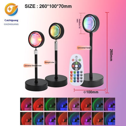 Sunset Projection Lamp with Adjustable Head, photo 11