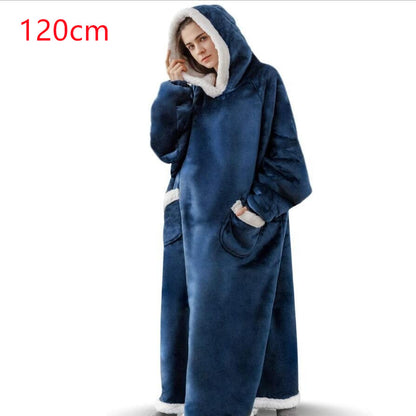 Oversized Wearable Blanket Hoodie with Pockets, photo 13