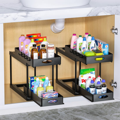 Under Sink Organizer with 2 Sliding Drawers, photo 3
