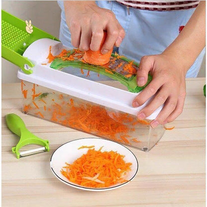 12-Piece Vegetable Chopper and Dicer Set with Stainless Steel Blades, photo 4