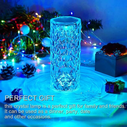 Crystal Rose Touch Lamp with 16 Colors and Remote, photo 6