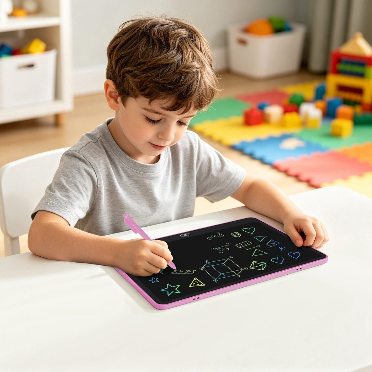 [TEST AM Jarvis extension] LCD Writing Tablet for Kids with Stylus & Lock Function