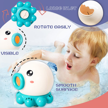 Octopus Bath Toy with Spinning Water Spray, photo 4