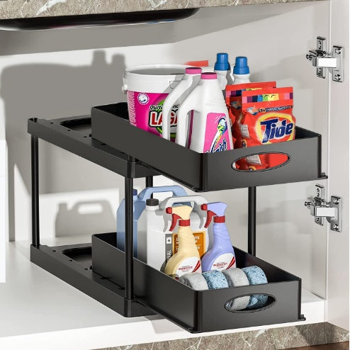 Under Sink Organizer with 2 Sliding Drawers, photo 9