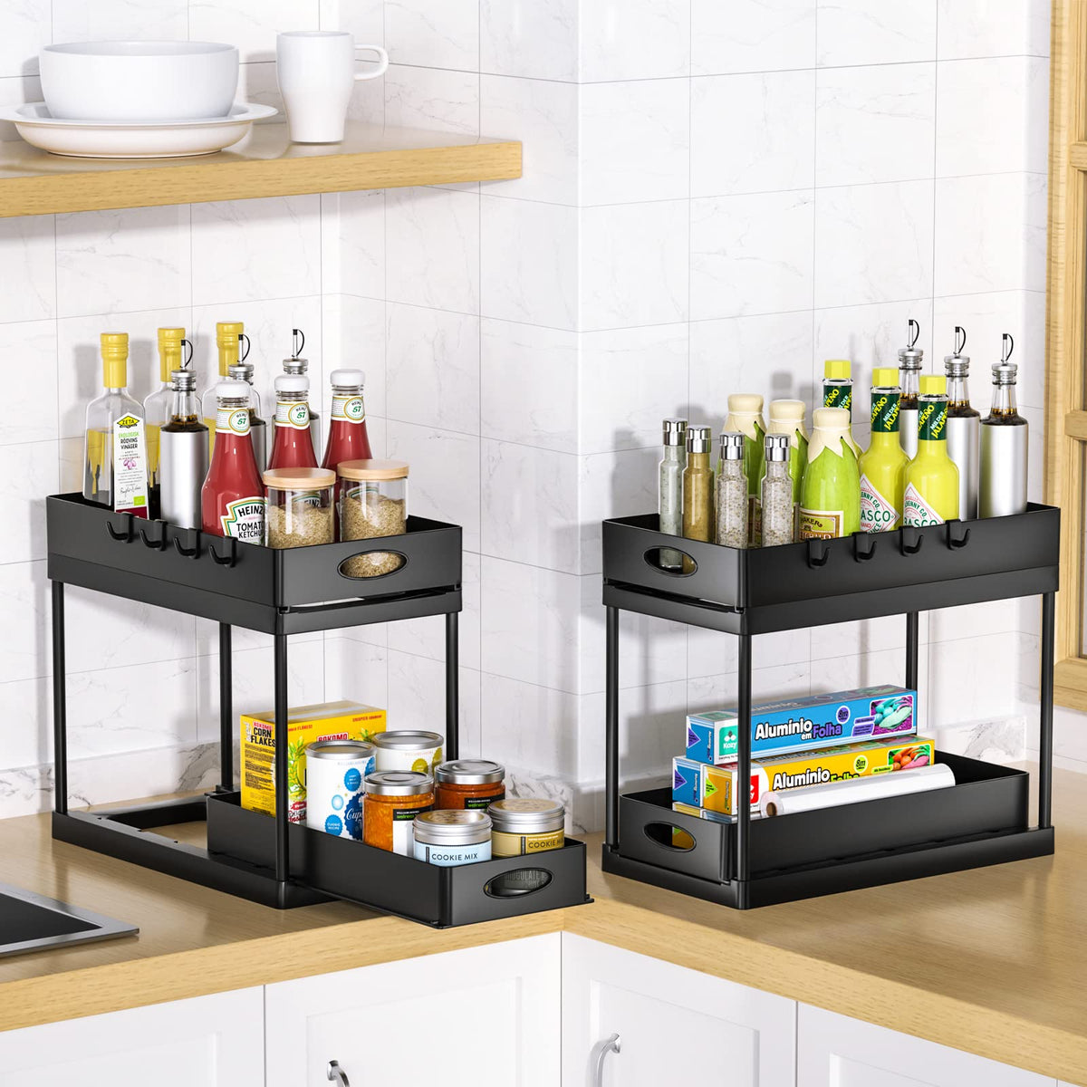 Under Sink Organizer with 2 Sliding Drawers, photo 4