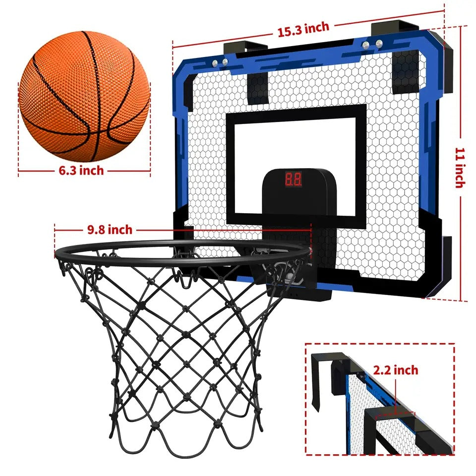 Indoor Mini Basketball Hoop Set for Kids with Score Counter, photo 10