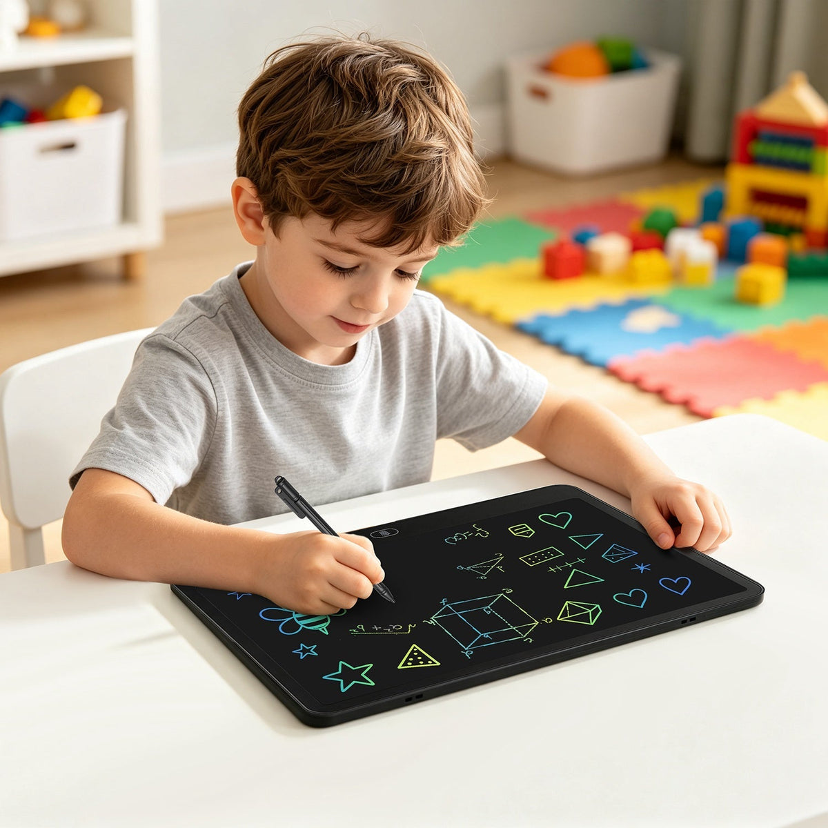 [TEST AM Jarvis extension] LCD Writing Tablet for Kids with Stylus & Lock Function