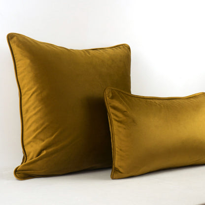 Bronze Velvet Throw Pillow Cover, photo 2