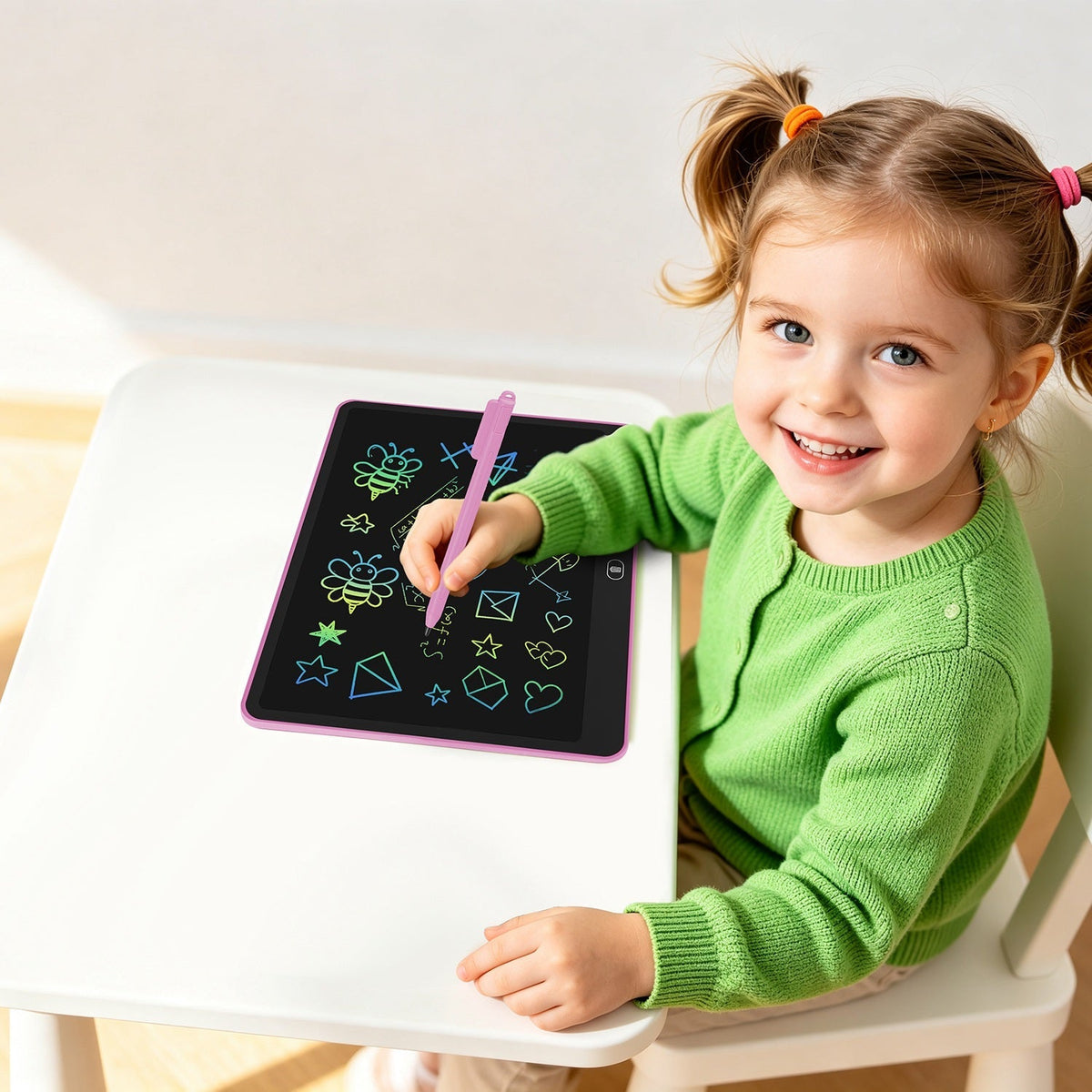 [TEST AM Jarvis extension] LCD Writing Tablet for Kids with Stylus & Lock Function