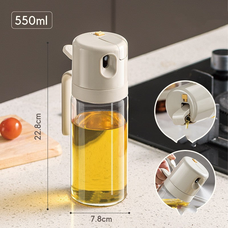 2-in-1 Glass Oil Sprayer and Pourer Bottle, photo 4