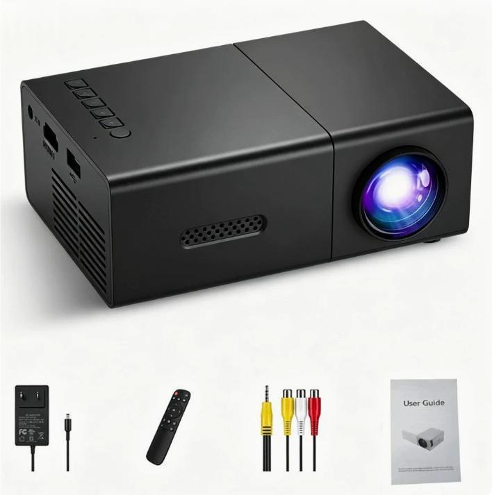 Mini Projector with 1080p Support and Built-In Speaker, photo 4