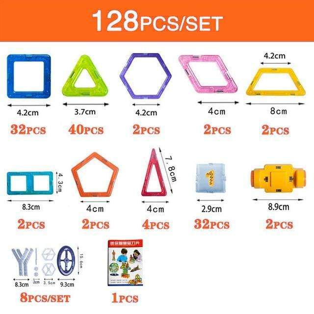 Magnetic Building Blocks Set, photo 8