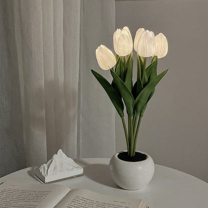 LED Tulip Night Light in Pot, photo 4