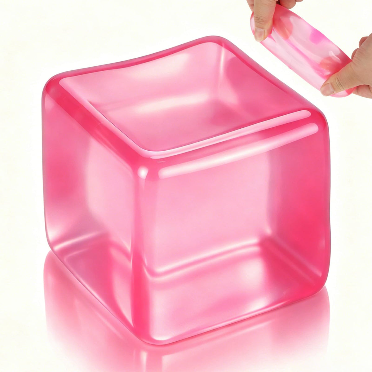 Squishy Stress Cube, 2 Inch Slow Rising Sensory Fidget Toy for Kids, Teens and Adults