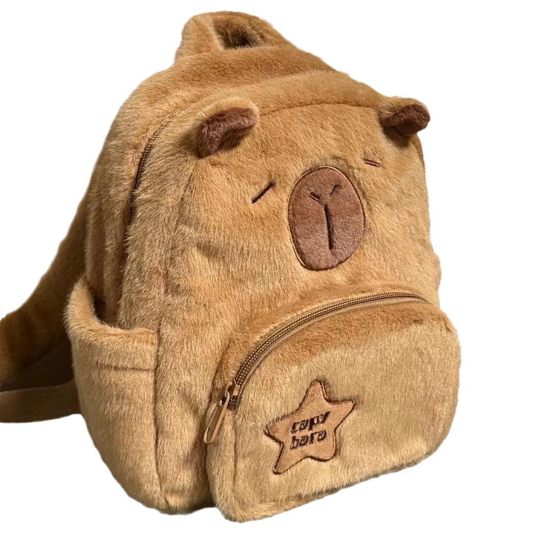 Capybara Plush Backpack and Crossbody Bag, photo 9