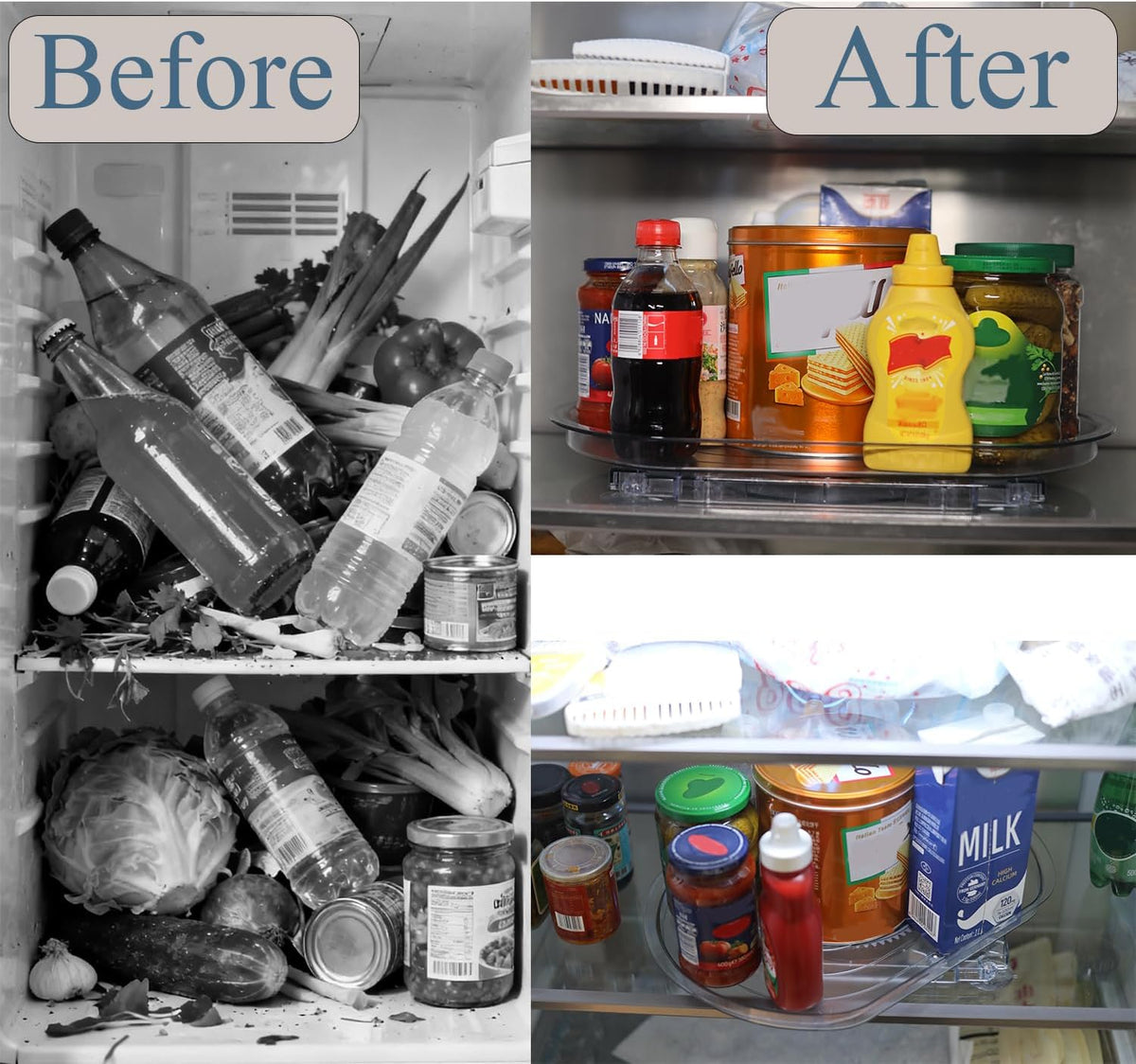 Rectangular Lazy Susan Fridge Organizer, photo 6