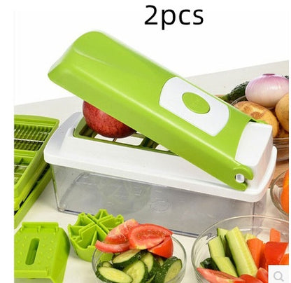 12-Piece Vegetable Chopper and Dicer Set with Stainless Steel Blades, photo 6