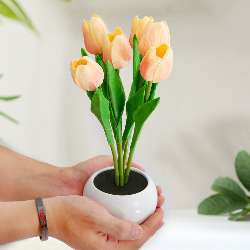 LED Tulip Night Light in Pot, photo 5