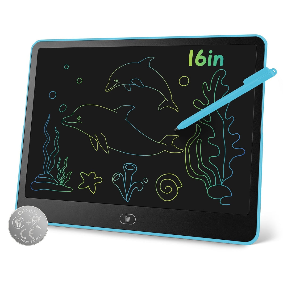 [TEST AM Jarvis extension] LCD Writing Tablet for Kids with Stylus & Lock Function